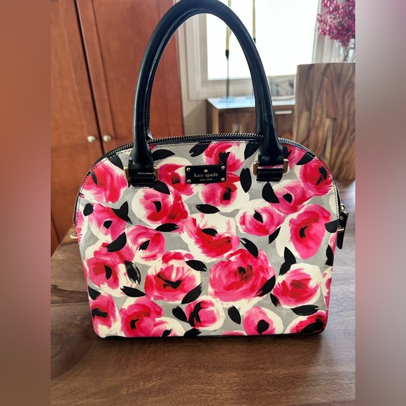kate spade Handbags - Kate Spade Pink Floral Women's Bag NWOT
